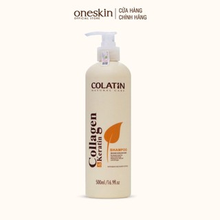 Dầu gội phục hồi tinh chất tơ tằm Colatin 500ML
