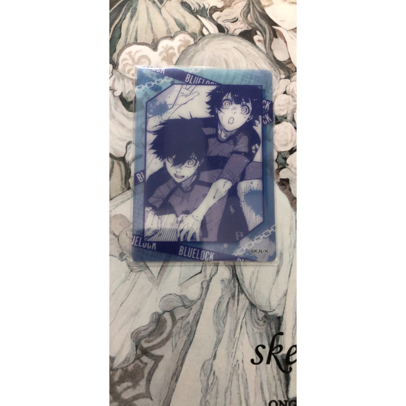card clear bluelock Bachira và Isagi ( PASS CARD )