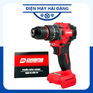  Thân Máy Khoan Pin Drama D-5321 3 Chức Năng Không Chổi Than Đầu Kẹp Autolock Chân Pin Phổ Thông 