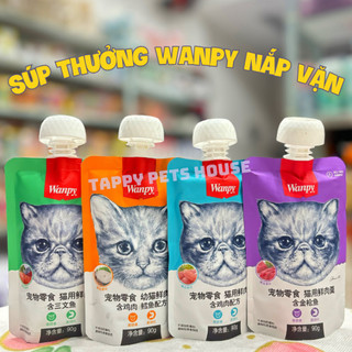 Súp thưởng cho mèo wanpy nắp vặn - gói 90g