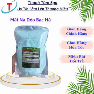 Mặt nạ dẻo bạc hà handmade gói 1000gr dùng cho da dầu, da mụn