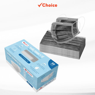 Hộp khẩu trang ý tế 50 chiếc/1 hộp màu xám Mã: GM24