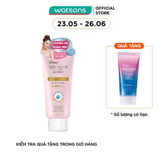 Chống Nắng Sunplay Skin Aqua UV Body Whitening Body Lotion Dưỡng Ẩm Trắng Mịn SPF50+ PA++++ 150g