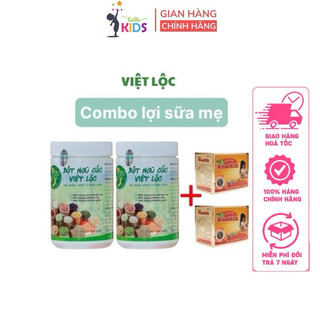 Combo ngũ cốc việt Lộc và cốm lợi sữa Mummilk đông trung hạ thảo viện phụ sản trung ương