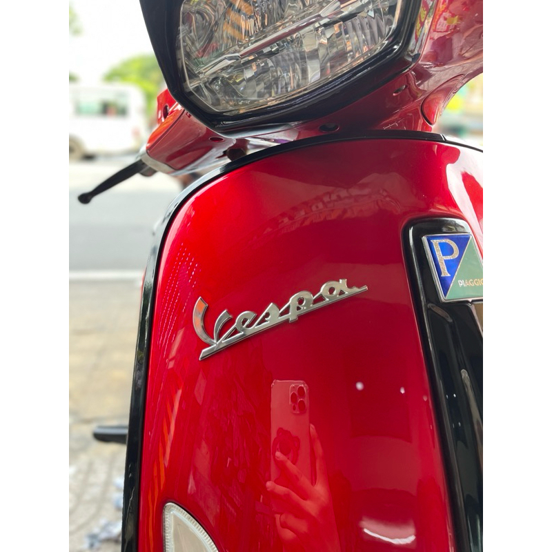 Tem dán mặt nạ Vespa hàng Zin /dán xe Vespa GTS,Sprin,Primavera…