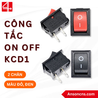   Đơn tối thiểu 20K  Công Tắc Bập Bênh KCD1 6A 250V 2 Chân Kích Thước 15x21mm 