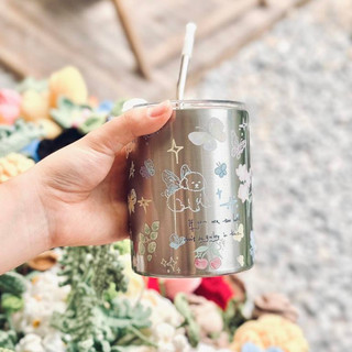 [Quà tặng cho bé] Bình giữ nhiệt Silver Butterfly 380ml, Silver Jellycat 600ml, set quà kèm gấu bông tự chọn cute.