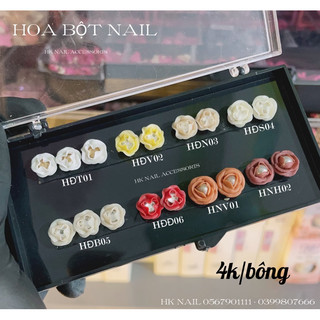 Hoa bột gắn móng trang trí HK NAIL ACCESSORIES