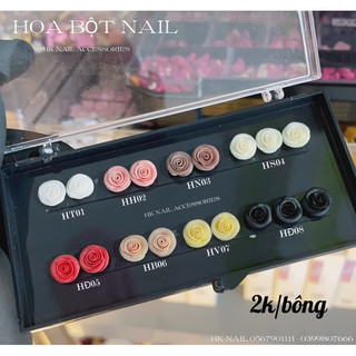 Hoa bột gắn móng trang trí HK NAIL ACCESSORIES