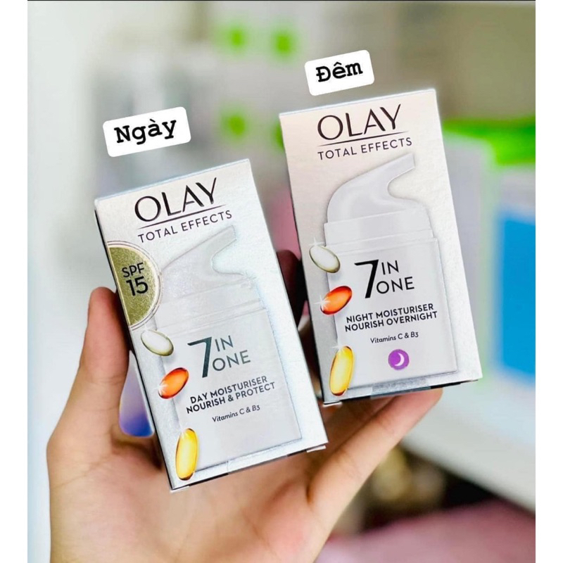 Kem Dưỡng Olay Total Effects 7 In 1 Ngày và Đêm bản UK fullsz