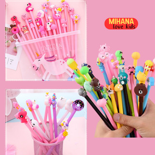 Bút viết gel nước hình thú dễ thương cute