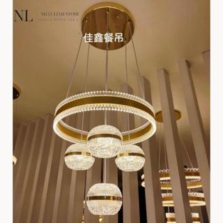 Đèn Thả Trần Pha Lê Sang Trọng, Đèn Thả Bàn Ăn,Phòng Khách,Phòng Ngủ