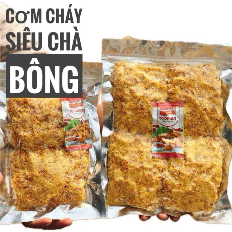 500g Cơm Cháy Siêu Chà Bông Túi Zip