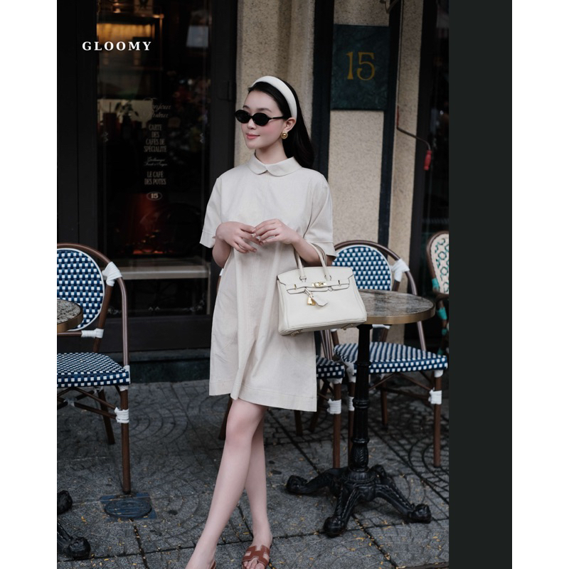 [Gloomy] - Váy liền linen có túi