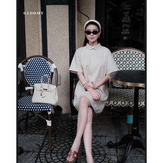 [Gloomy] - Váy liền linen có túi
