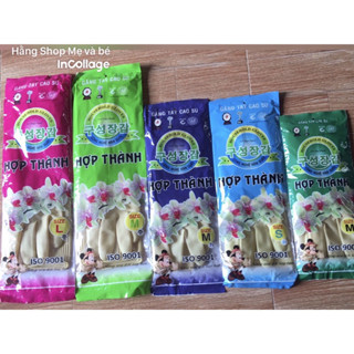 Găng tay cao su Hợp Thành đủ Size S-M-L ( cao cấp )