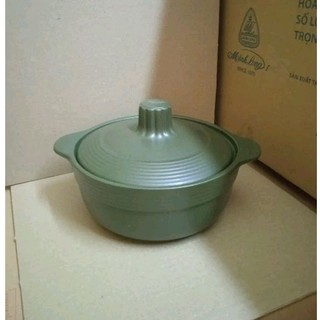 Nồi sứ dưỡng sinh Minh Long 0.65 lít - lổi nhẹ