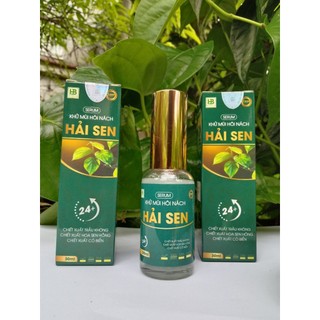 Xịt khử mùi hôi nách hôi chân hải sen 30ml - khử mùi hôi cơ thể giảm tiết mồ hôi