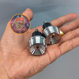  Gù tay lái Salaya Xoáy Thái inox 304 cho mọi loại xe kèm ốc  tán cao su đóng gù đầy đủ 