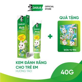  Kem Đánh Răng Darlie Ngừa Sâu RăngTrẻ Em Hương Táo 40g