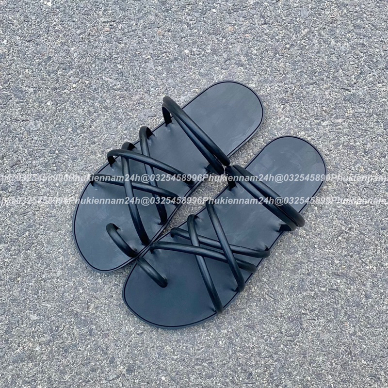 Dép Cao Su Quai Chéo Nữ Xỏ Ngón