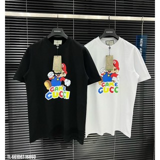 Áo phông nam nữ in hình mario siêu hot. áo thun nam nữ unisex form rộng chất cotton siêu hot 2024