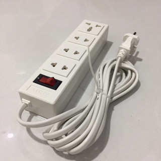 Ổ cắm điện chịu nhiệt cao cấp ZUMY 3 lỗ cắm, 4 lỗ cắm, dây dài 3m, 5m