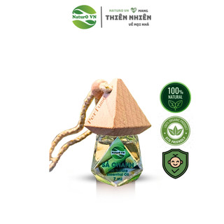 Tinh dầu thiên nhiên treo xe sả chanh, thơm phòng naturo vn sả chanh treo xe | nhập khẩu ấn độ | được lựa mùi