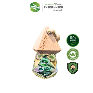 Tinh dầu thiên nhiên treo xe sả java, thơm phòng naturo vn sả java 7ml treo xe | nhập khẩu ấn độ |