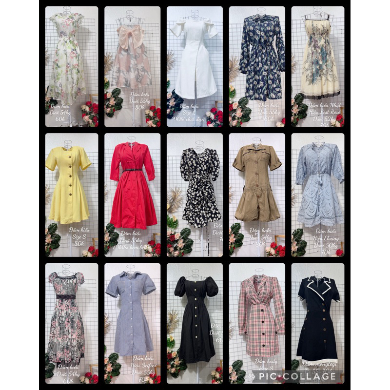 Đầm kiểu xinh ( nhiều mẫu - update liên tục )