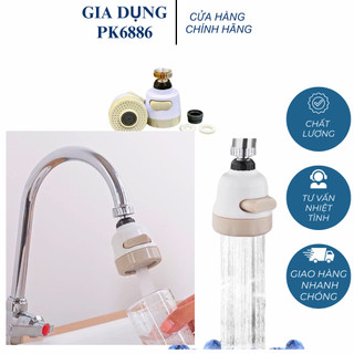 Đầu vòi rửa chén tăng áp 3 chế độ siêu tiện lợi