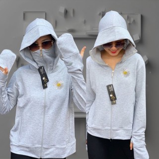 Áo khoác nữ chống nắng toàn thân thiêu hoa cúc