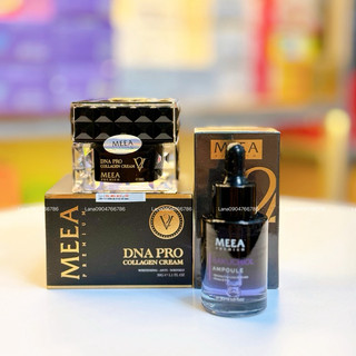 Combo tinh chất bakuchoil & kem face dna collagen ver 2 - meea