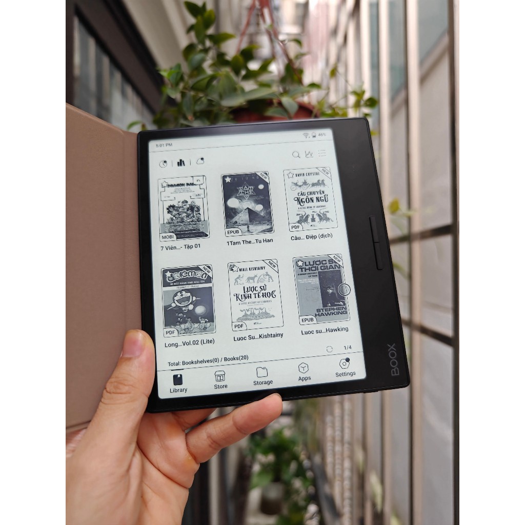Máy đọc sách Boox Leaf 3 (Boox Page) - Hàng nhập khẩu, Likenew