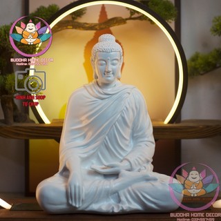 Tượng Đức Phật Thích Ca 25 cm trắng