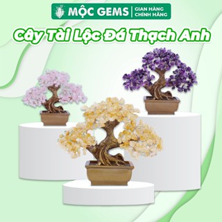 Cây Tài Lộc Chất Liệu Đá Phong Thủy Mộc Gems Dùng Để Bàn Trang Trí, Giúp Chiêu Tài Lộc - Tăng Phong Thủy Tốt