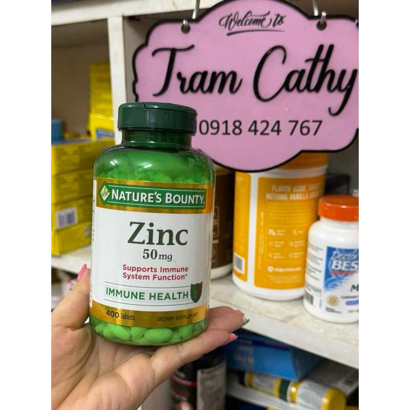 zinc 50mg tăng cường đề kháng zinc nature bounty 400v-Zinc Gluconat