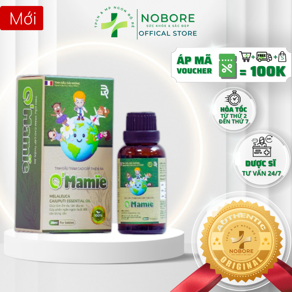 Tinh Dầu Tràm Đuổi Muỗi Cao Cấp Thiên Ân - O mamie Omamie Lọ 15-30ml NBR