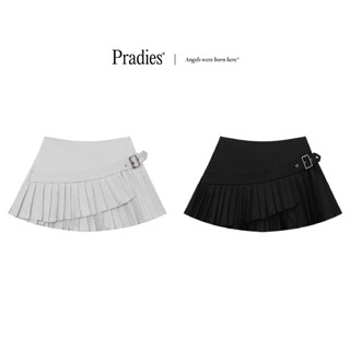 Chân Váy Xếp Ly Tầng Kaki PRADIES - Ruffled Mini Skirt 