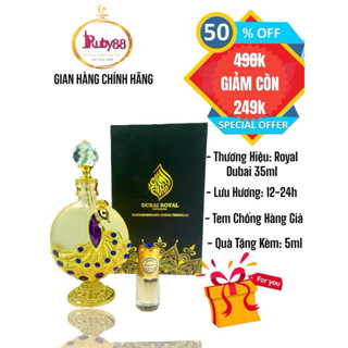 35ml Tinh dầu nước hoa Dubai công phượng hoàng Royal lưu hương 24h