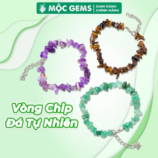 Vòng Tay Đá Vụn Thạch Anh Mộc Gems Giúp Chiêu Tài Lộc May Mắn & Năng Lượng Tích Cực