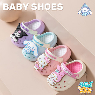 Dép Sục Hello Kitty Bé Gái Chất Liệu EVA Siêu Nhẹ, Dễ Thương Với 3 Màu Cho Bé Dễ Dàng Lựa Chọn 4Feet24