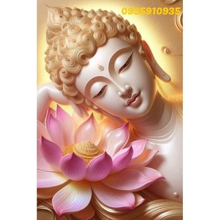 Tranh đính đá phật giáo 30*40cm
