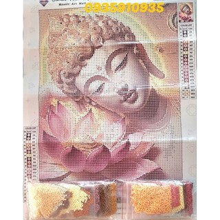 TRANH ĐÍNH ĐÁ PHẬT GIÁO 30*40CM