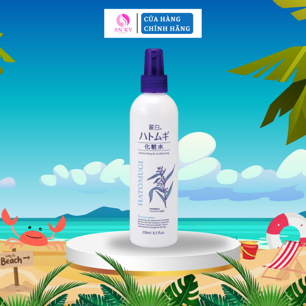 Xịt Khoáng Dưỡng Ẩm Làm Sáng Da Hatomugi Moisturizing & Conditioning The Mist Lotion 250ml
