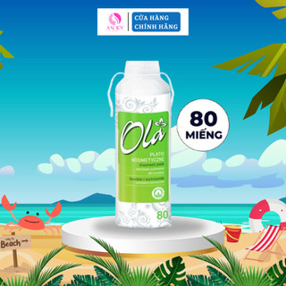 Bông tẩy trang ola cotton pads xuất xứ ba lan 80 miếng