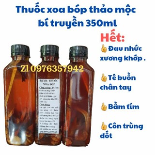 Chai rịu xoa bóp xương khớp, giảm bầm tím  hiệu quả