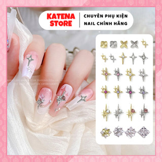 Charm ngôi sao đính đá lấp lánh trang trí móng cực hot