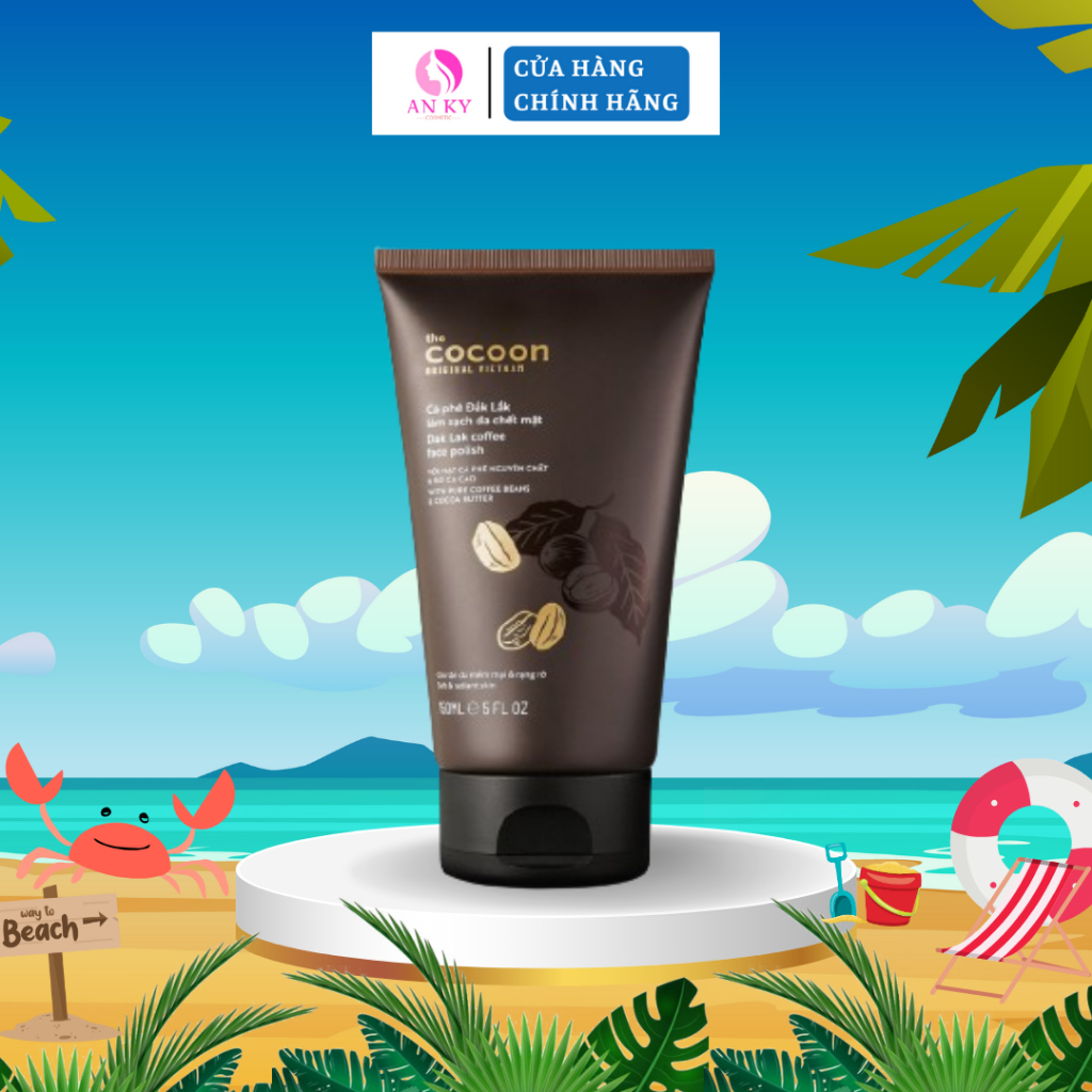 Cà Phê Đắk Lắk Làm Sạch Da Chết Mặt Cocoon 150ml