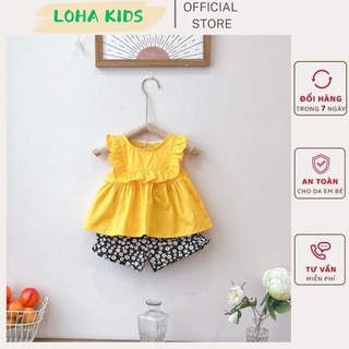 Set bộ sát nách xinh xắn cho bé 2091,hàng thiết kế loha kids